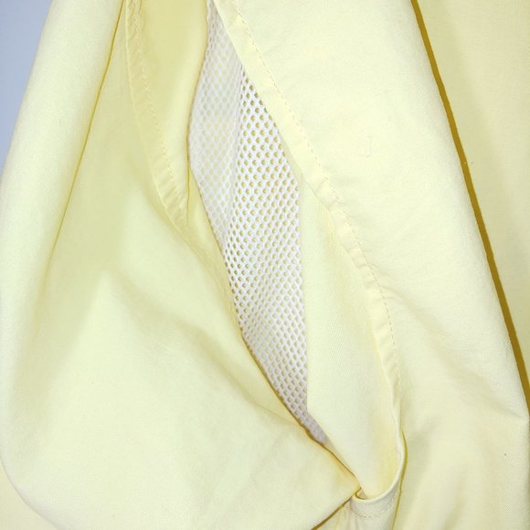 Columbia PFG Vented Breathable Long Sleeve Button Down Shirt Size L Yellow - Picture 8 of 12